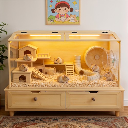 Large hamster cage - large,