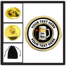 3 x Personalised Golf 19th