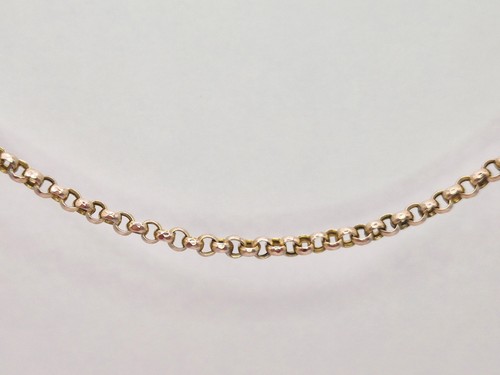 9ct yellow gold belcher chain - 9ct,
