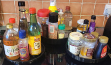Lazy Susan Turntable Cupboard