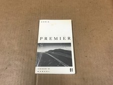 Vintage 1991 Eagle Premier Glovebox Owner's/Operator's Manual