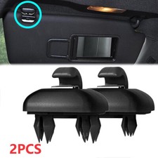 2PCS Sun Visor Clip Hook Bracket For Audi A3 A4 A5 A7 B6 B7 B8 Q3 Q5 S4 S5 TT 