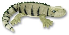 Iguana soft toy, plush reptile gift, cuddly stuffed animal, Ark Toys 60cm lizard
