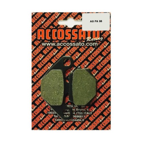 Recessed front brake pads - brake,