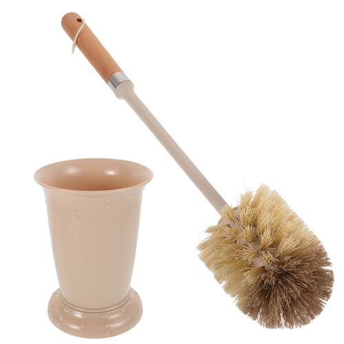 Large wooden toilet brush - wooden,