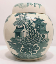 Vintage Masons Ironstone Ginger Jar Made For Twinings Tea 5"