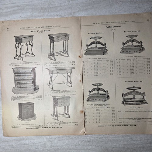 Tower manufacturing novelty - &,