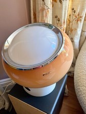 ICONIC 1970s Clan Lamp by Harvey Guzzini - spherical design in caffe latte 