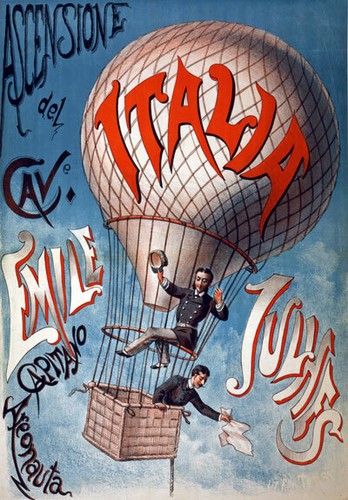 Vintage italian balloonist - vintage,