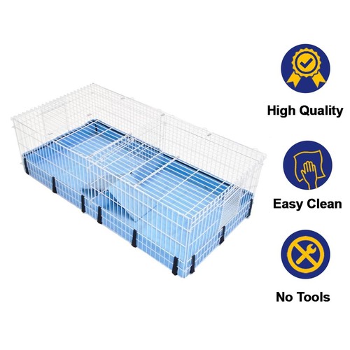 Large double guinea - large, cage