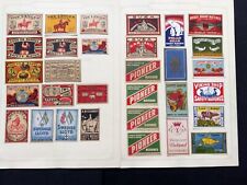 Matchbox labels  -Swedish -