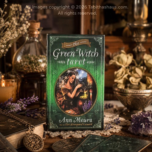 Green witch tarot - green,