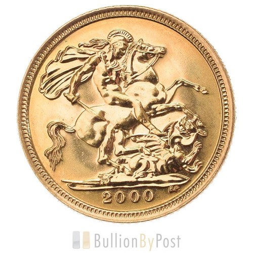 Bullion gold half sovereign - gold,