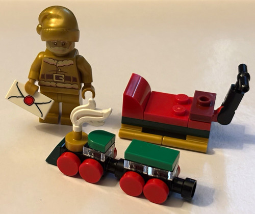 Lego gold santa claus - gold,