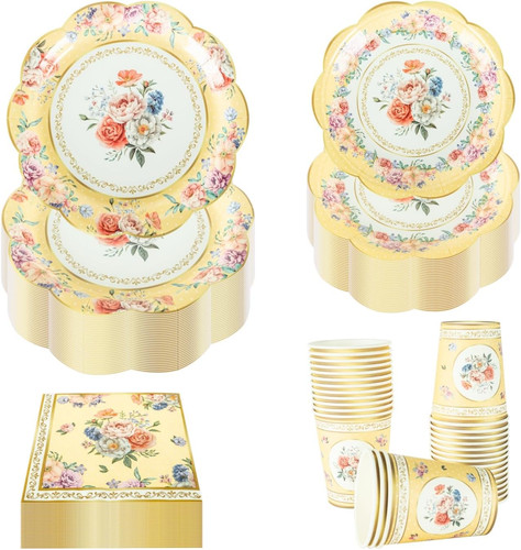 Vintage party tableware set - vintage,