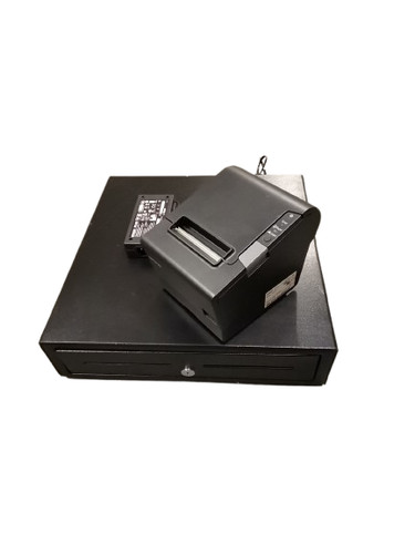 Receipt till printer and - till, cash