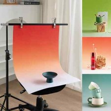 Gradient Color Photography Backdrops 57*87CM 2 Sided Wallpaper Studio Waterproof