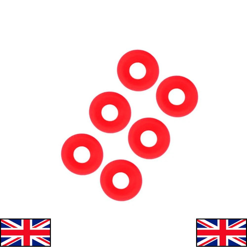 25x red silicone grolsch - red,