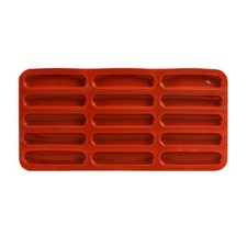 Tiramisu Finger Biscuit Silicone Mould,15 Cavities Cereal Bars Baking Mould6990