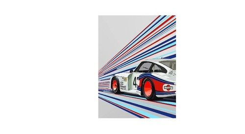 Porsche 935 retro look - retro,