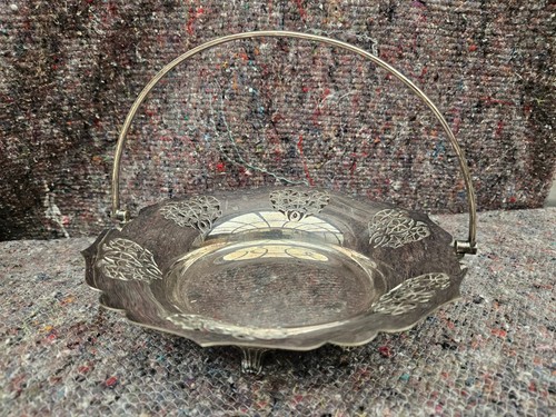 Vintage cake stand silver - vintage,
