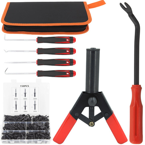 Plastic rivet gun - gun, garage