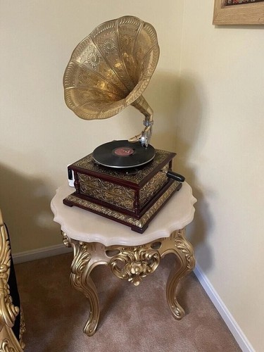 Hmv gramophone wind vintage - gramophone, wind-up