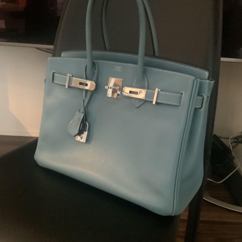 Hermes birkin blue jean - hermes, 30