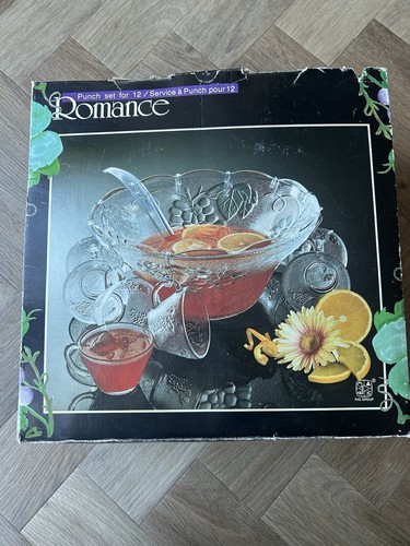 Vintage romance punch bowl - romance, and