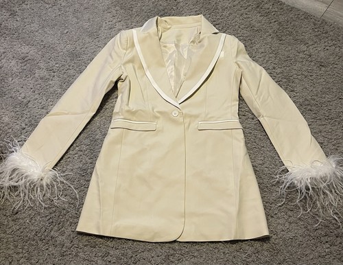Ladies blazer jacket with belt - jacket,