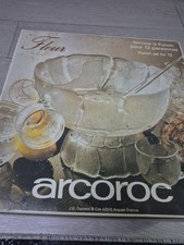 Arcoroc Fleur Glass Punch Bowl