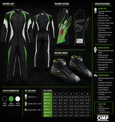 Kart racing suit cik fia - go,