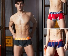 Fashion Seobean Men's Boxer Briefs Cotton Underwear Comfortable Soft Underpants