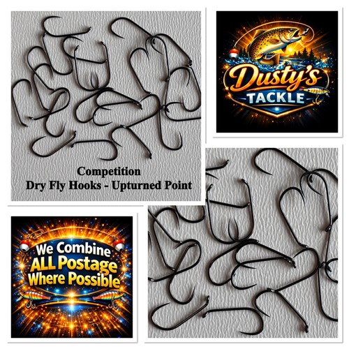Competition dry fly hooks - competition,
