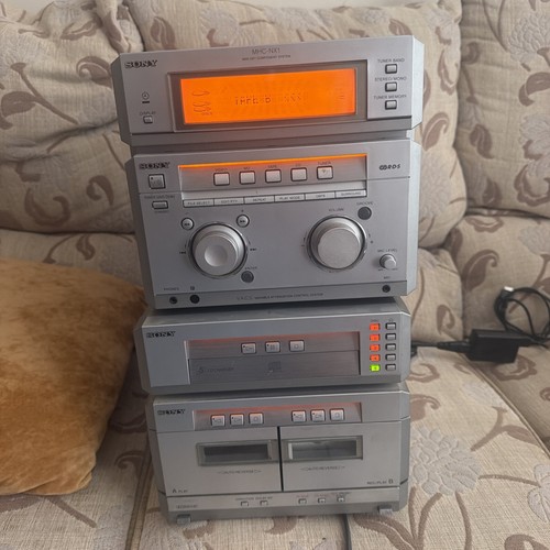 Mini vintage hifi sony mhc - mini,