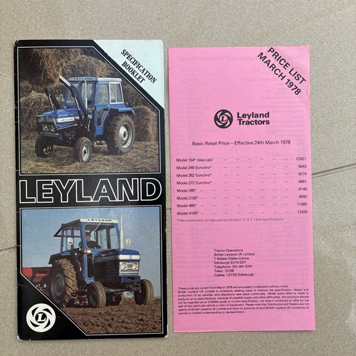 Leyland tractor 154 245 - leyland,