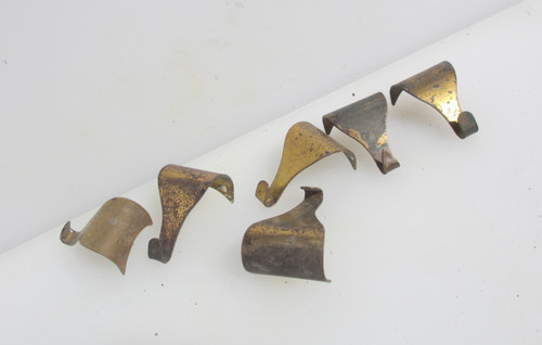 Victorian brass picture rail - brass,