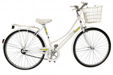 Vintage Raleigh Caprice Ladies Bike 3 Speed Sturmey Archer White Floral Retro