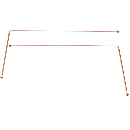 2pcs copper dowsing rods - 2pcs,