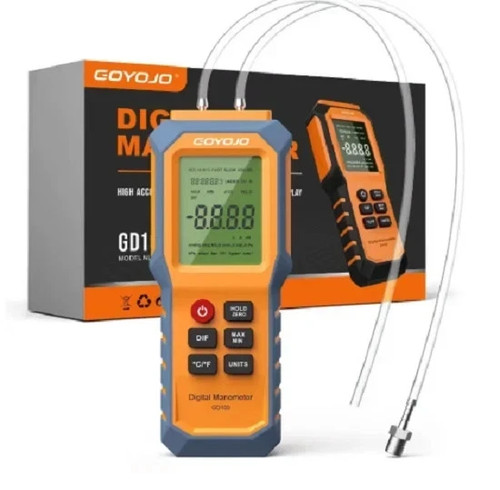 Digital manometer with backlit - digital,