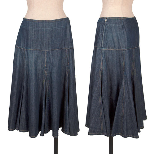 Yohji yamamoto skirt denim - yohji,