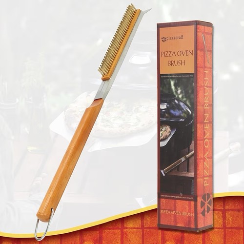 Pizza oven brush wooden - pizza,