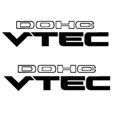 Dohc Vtec Rear Sticker Badge