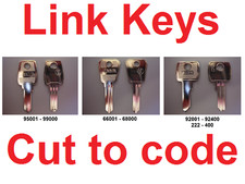 Replacement Link Keys Cut to Code - Filing Cabinets, Lockers, & Desks - FREE P&P