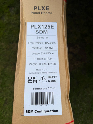 Dimplex plx125e panel heater - plx125e,