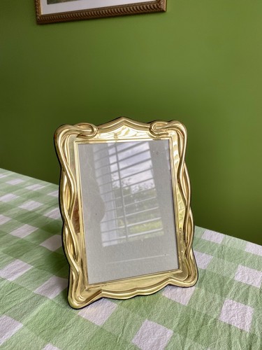 Vintage art nouveau brass - art, gold