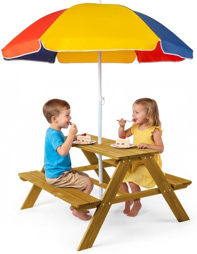 Kids picnic table - &, benches