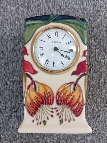 Moorcroft clock anna lily - -,