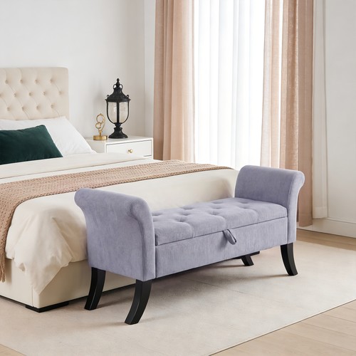 Upholstered ottoman storage - upholstered,