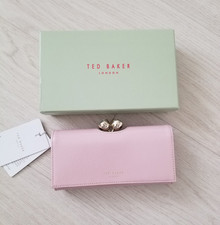 Ted Baker Rosyela Pink Patent Leather Purse Crystal Bobble BNWT £85